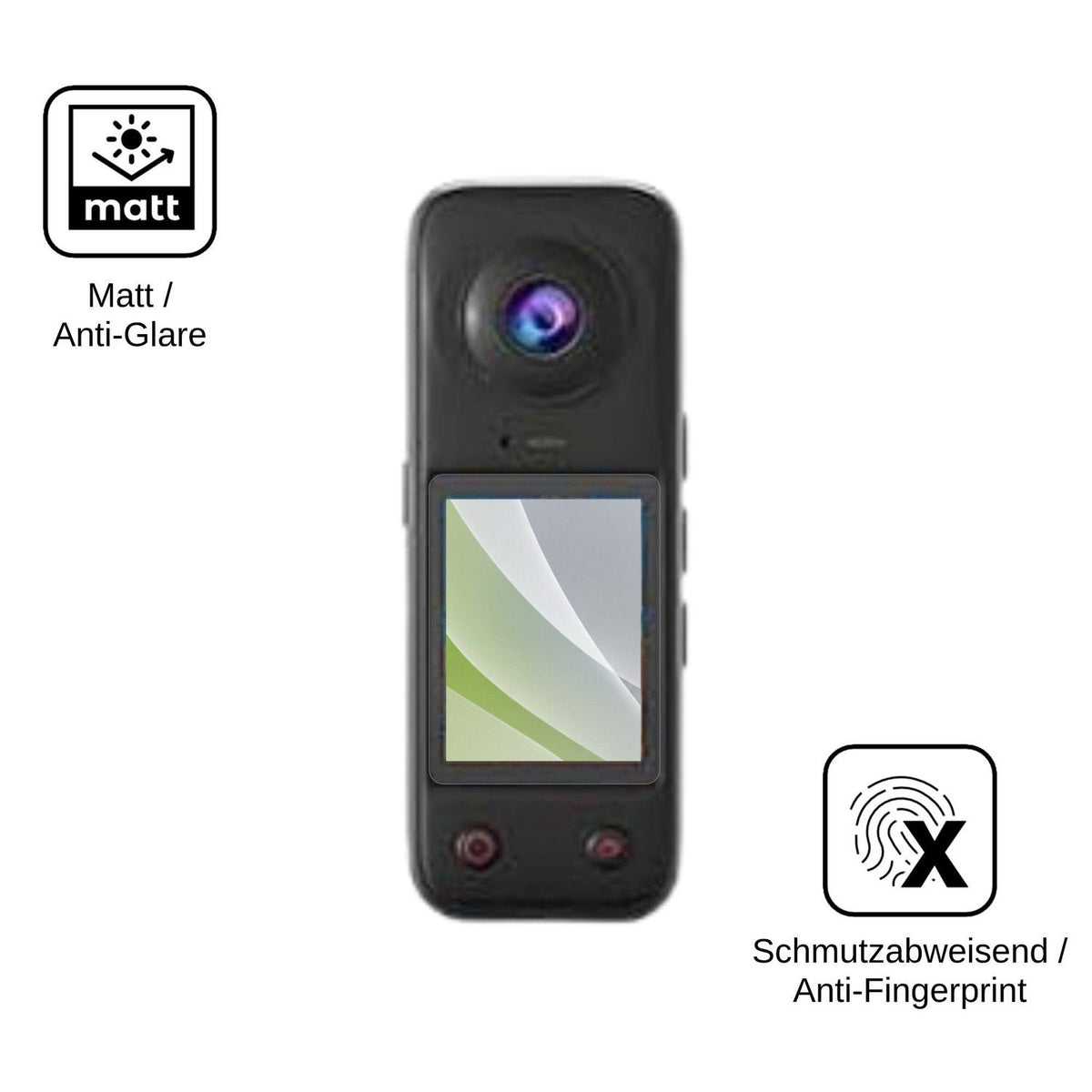 4x Schutzfolie matt für BLKE S X5 Pro Display-Schutzfolie