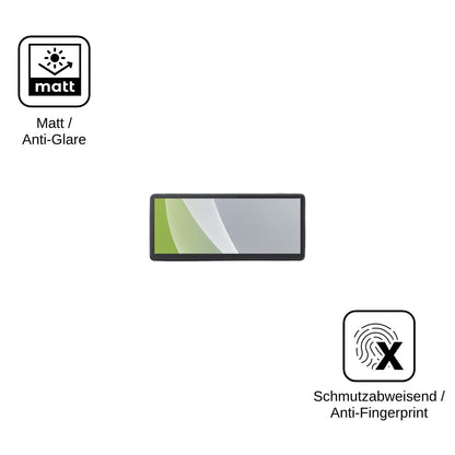2x Schutzfolie matt für CarpodGo T4 Plus Display-Schutzfolie