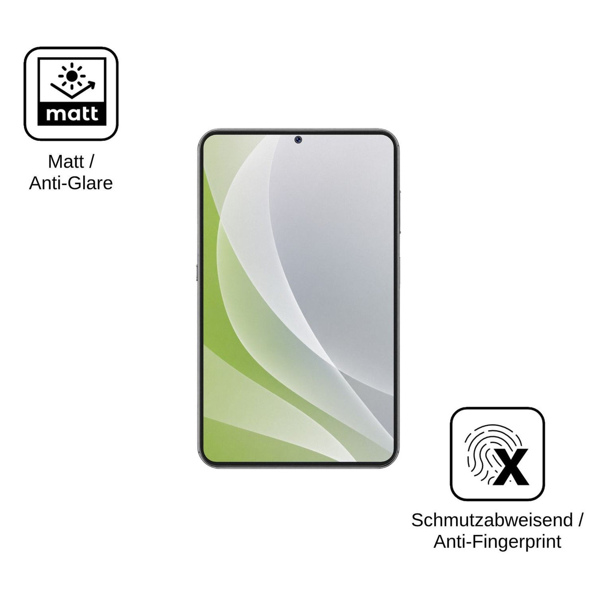 4x Schutzfolie matt für Coolpad Cool X Wide Display-Schutzfolie