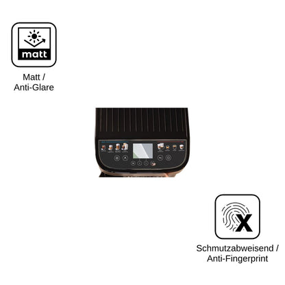 2x Schutzfolie matt für DeLonghi Magnifica Duo ECAM330.80 Display-Schutzfolie