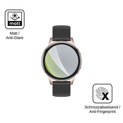 6x Schutzfolie matt für Fitdafit Smartwatch Damen Rund 1.27" HD Display-Schutzfolie