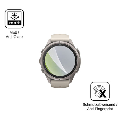 6x Schutzfolie matt für Garmin Fenix 9 Pro Display-Schutzfolie