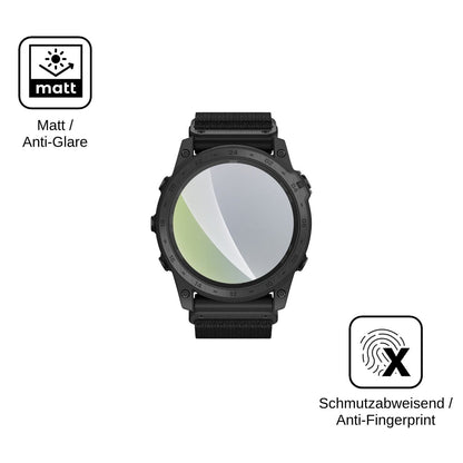 6x Schutzfolie matt für Garmin tactix 7 Pro Ballistics Edition Display-Schutzfolie