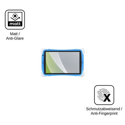 2x Schutzfolie matt für Gezoon Kinder Tab 10 Display-Schutzfolie