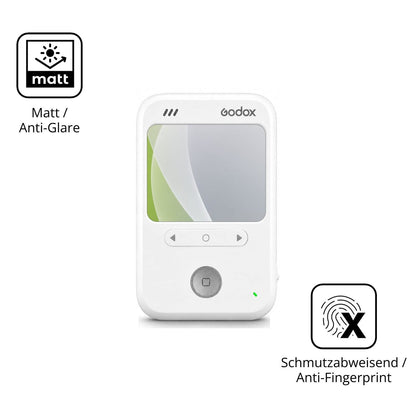 Dünne und entspiegelnde Folie passend zugeschnitten für Godox C100