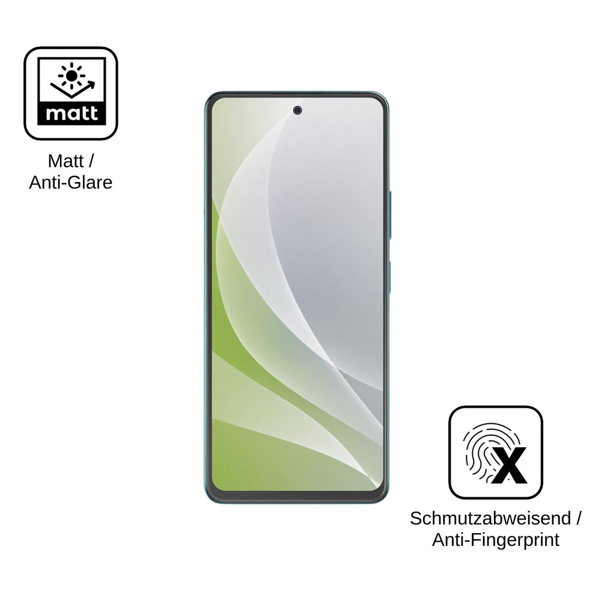 4x Schutzfolie matt für HMD Vibe2 Pro Display-Schutzfolie