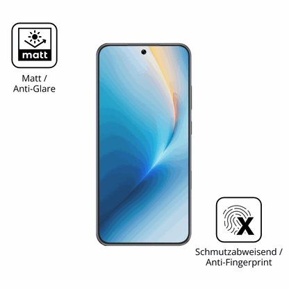 D�nne und entspiegelnde Folie passend zugeschnitten f�r Honor Win