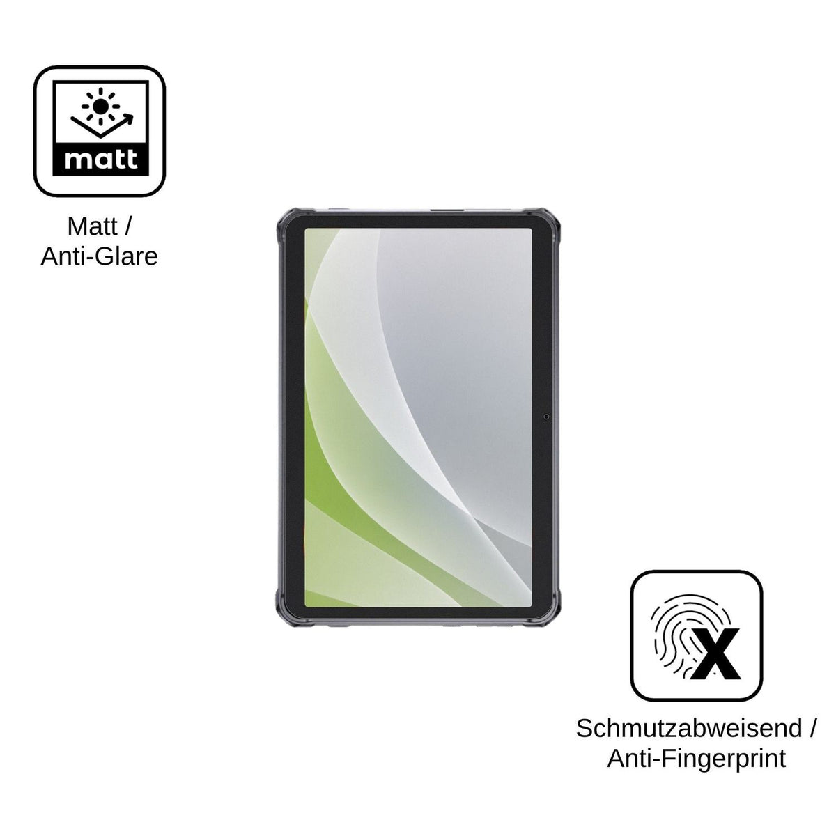 2x Schutzfolie matt für Hotwav Tab R7 Pro Display-Schutzfolie