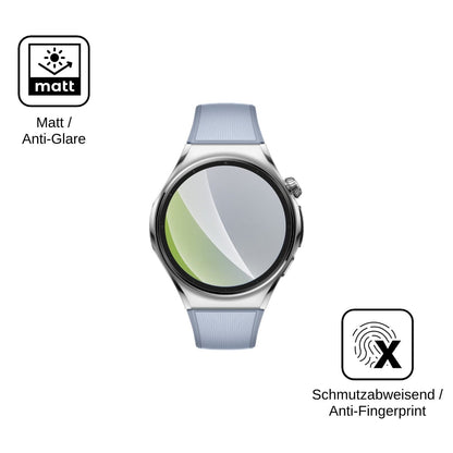 6x Schutzfolie matt für Huawei Watch 6 46 mm Display-Schutzfolie