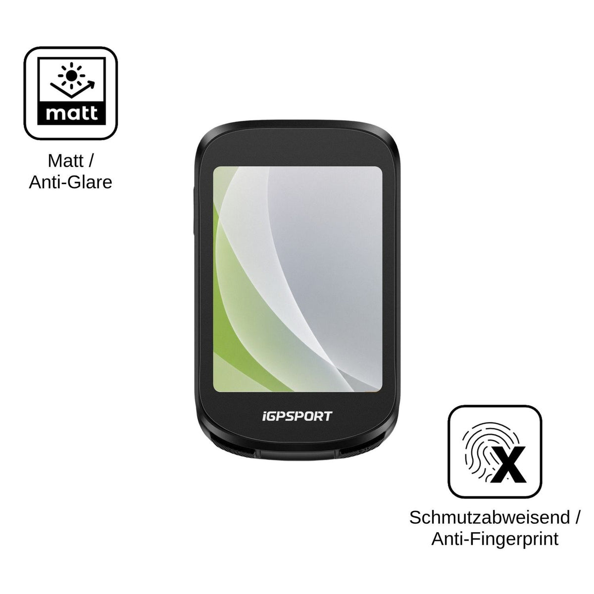 4x Schutzfolie matt für iGPSPORT BSC200 Pro Display-Schutzfolie