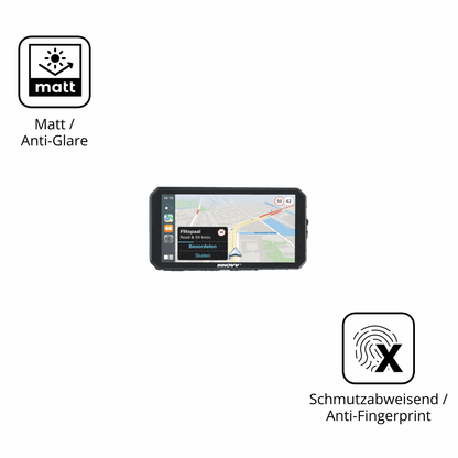 Dünne und entspiegelnde Folie passend zugeschnitten für Innovv N1 Pro 5.99 Zoll