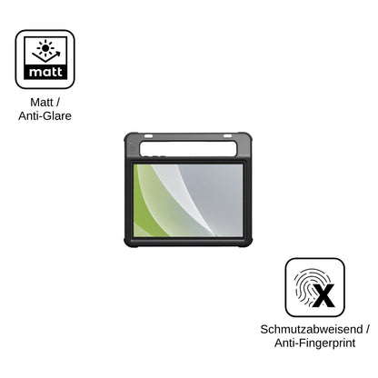 2x Schutzfolie matt für Jabbla Vibe 12 Plus Display-Schutzfolie
