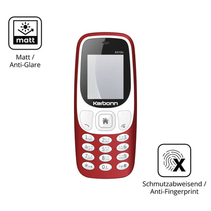 Dünne und entspiegelnde Folie passend zugeschnitten für Karbonn K310n