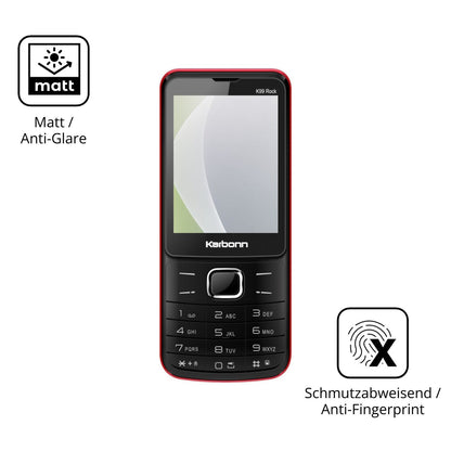 Dünne und entspiegelnde Folie passend zugeschnitten für Karbonn K99 Rock