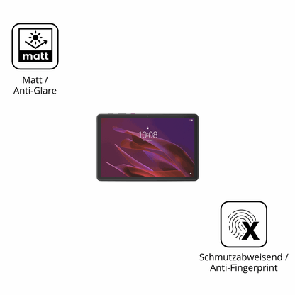 Dünne und entspiegelnde Folie passend zugeschnitten für Lenovo ThinkTab X11 Gen 1