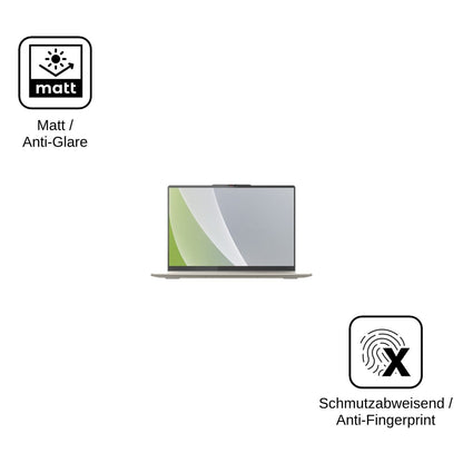 2x Schutzfolie matt für Lenovo Yoga 7 2in1 16AKP10 Display-Schutzfolie