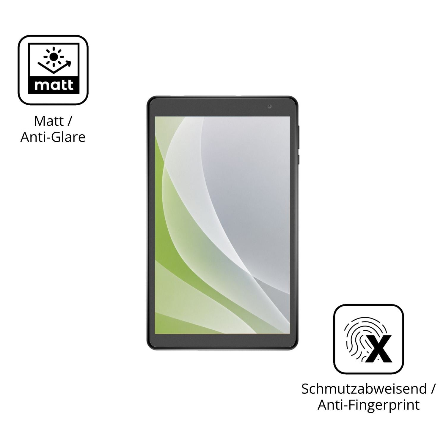 Dünne und entspiegelnde Folie passend zugeschnitten für N-one NPad Mini