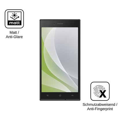 4x Schutzfolie matt für Nomi i500 Sprint Display-Schutzfolie