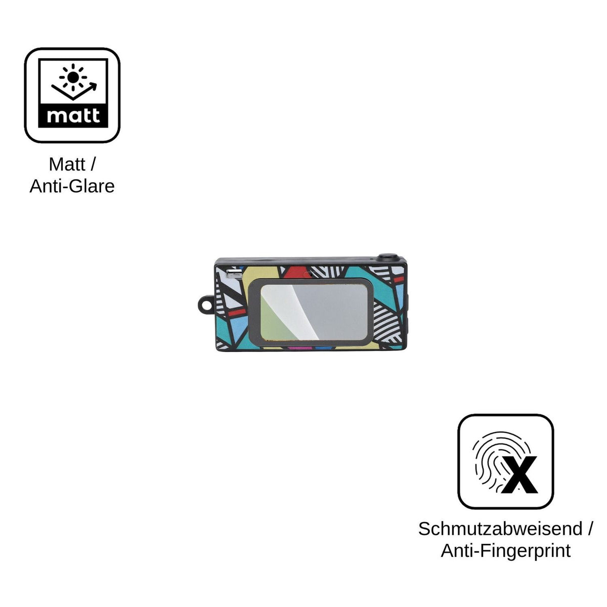 4x Schutzfolie matt für Ouitble Minidigitalkamera 2K Display-Schutzfolie