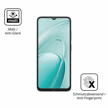 D�nne und entspiegelnde Folie passend zugeschnitten f�r Oukitel C7