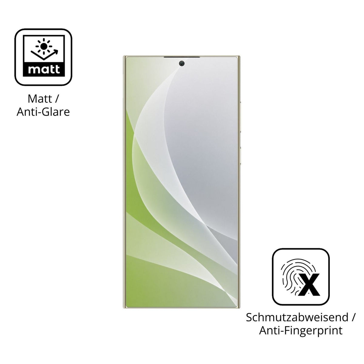 Dünne und entspiegelnde Folie passend zugeschnitten für Oukitel C72
