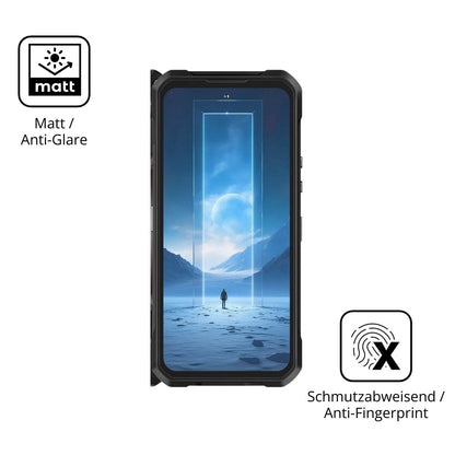 Dünne und entspiegelnde Folie passend zugeschnitten für Oukitel WP61 Ti