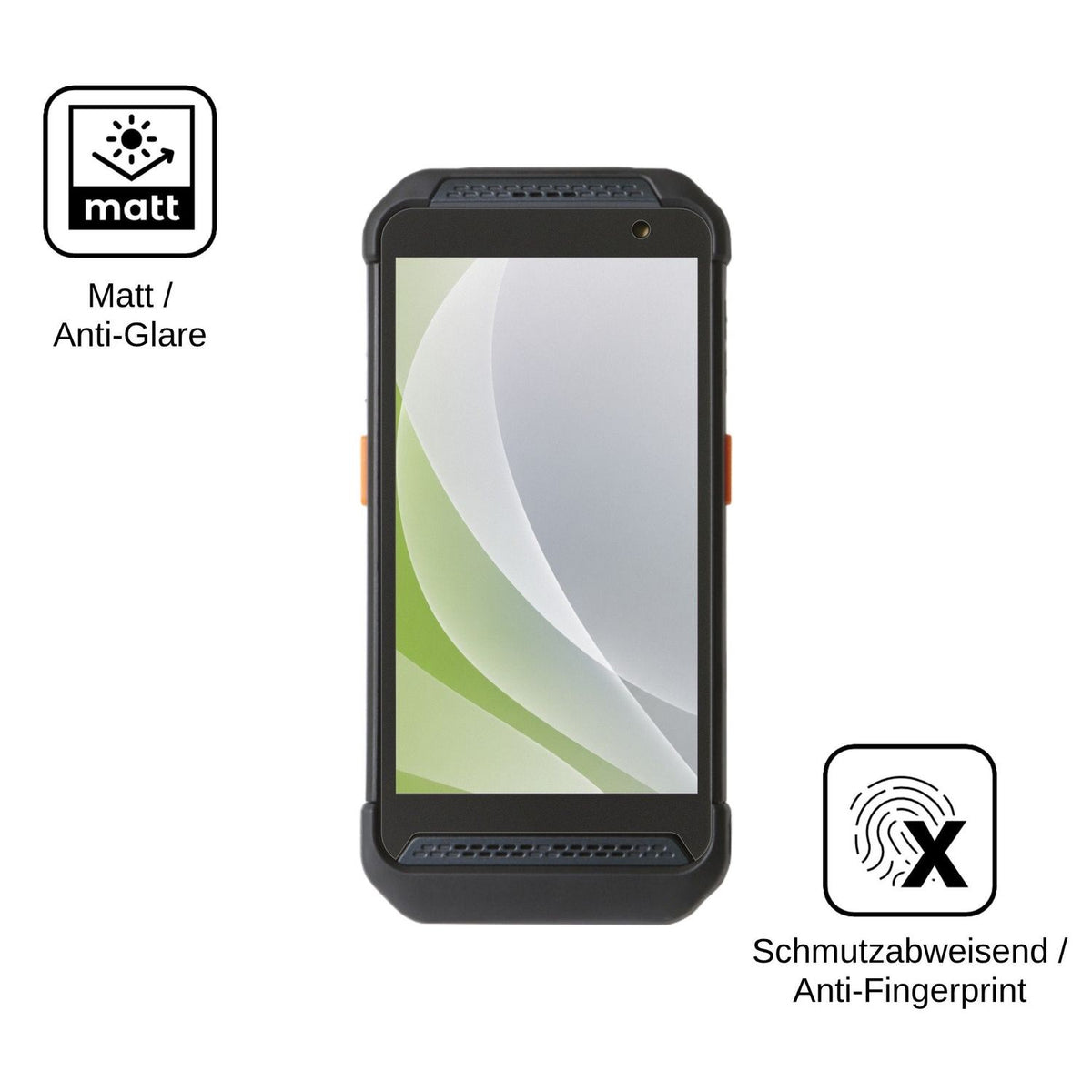 4x Schutzfolie matt für Point Mobile PM86 Display-Schutzfolie