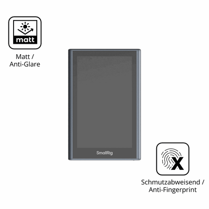 Dünne und entspiegelnde Folie passend zugeschnitten für SmallRig Wireless Monitor 4850B