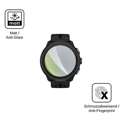 6x Schutzfolie matt für Suunto Run 2 Display-Schutzfolie