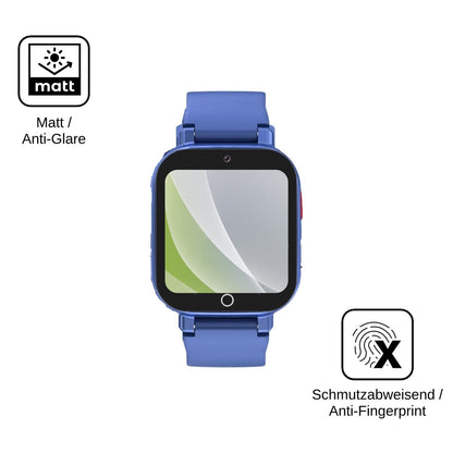 6x Schutzfolie matt für Transformers Smartwatch Kinder 4G Display-Schutzfolie