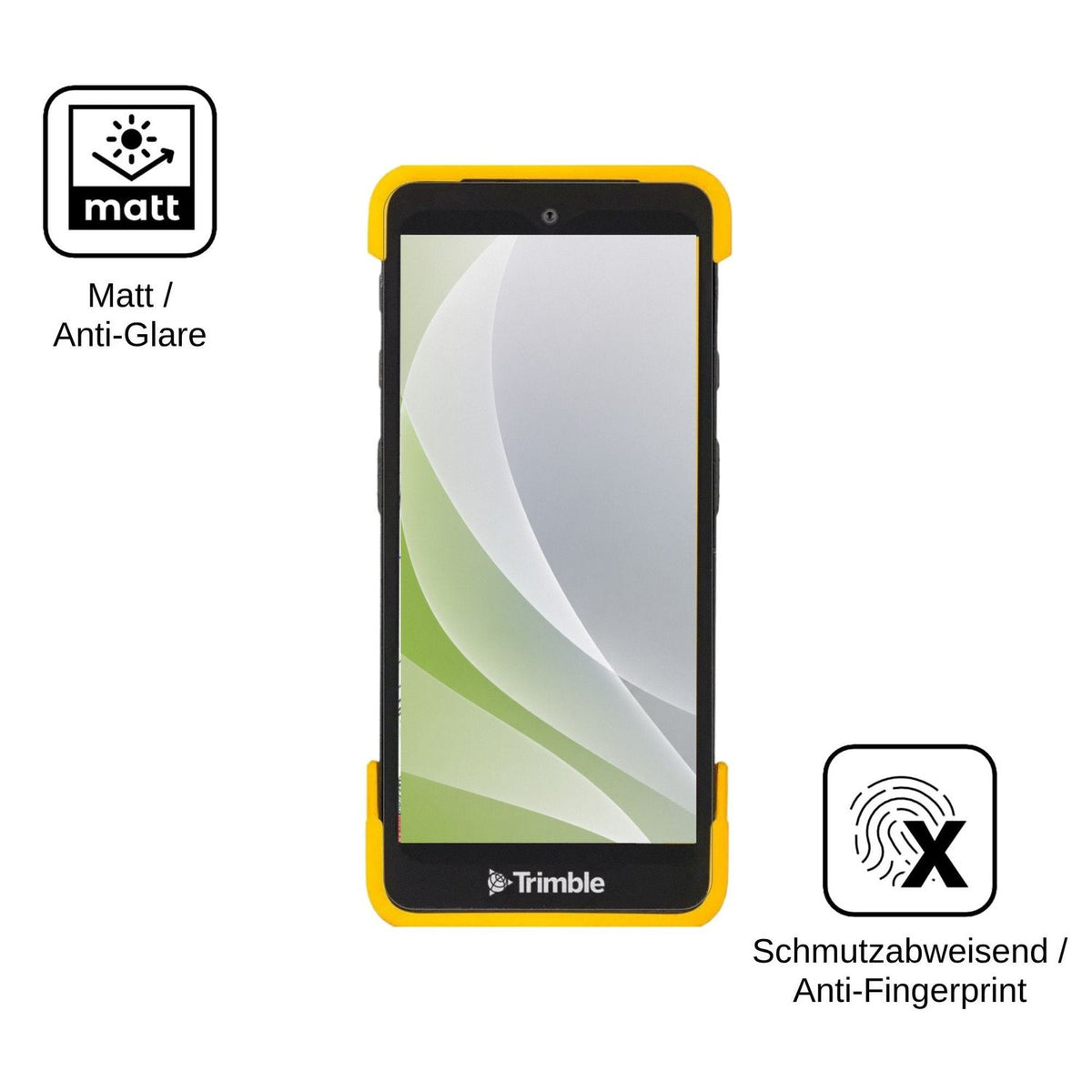 4x Schutzfolie matt für Trimble TDC6 Display-Schutzfolie