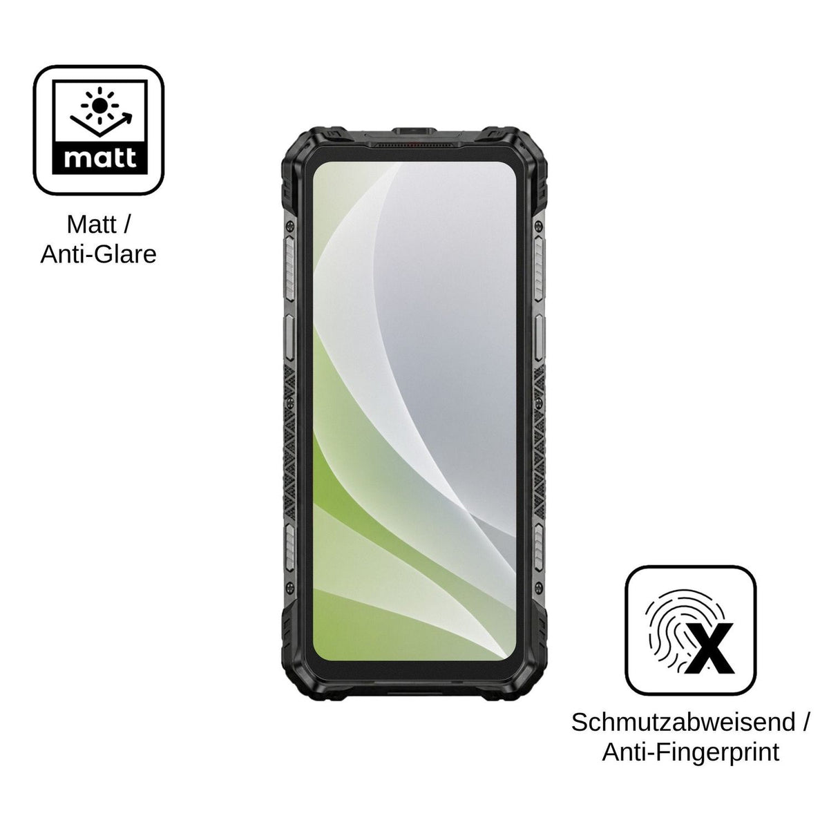4x Schutzfolie matt für Ulefone Armor 35 Pro Display-Schutzfolie