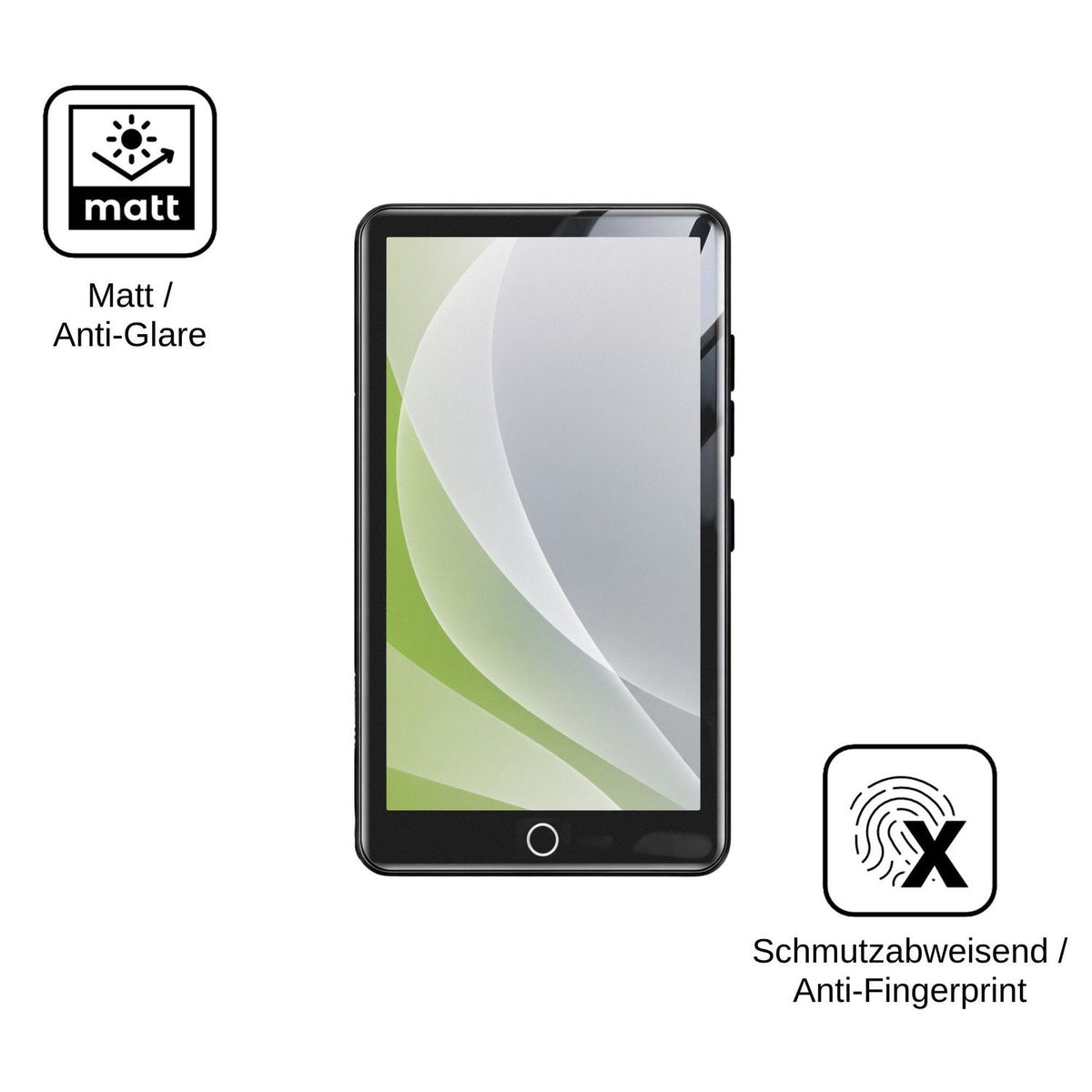 4x Schutzfolie matt für WAHYTKU W10 Display-Schutzfolie