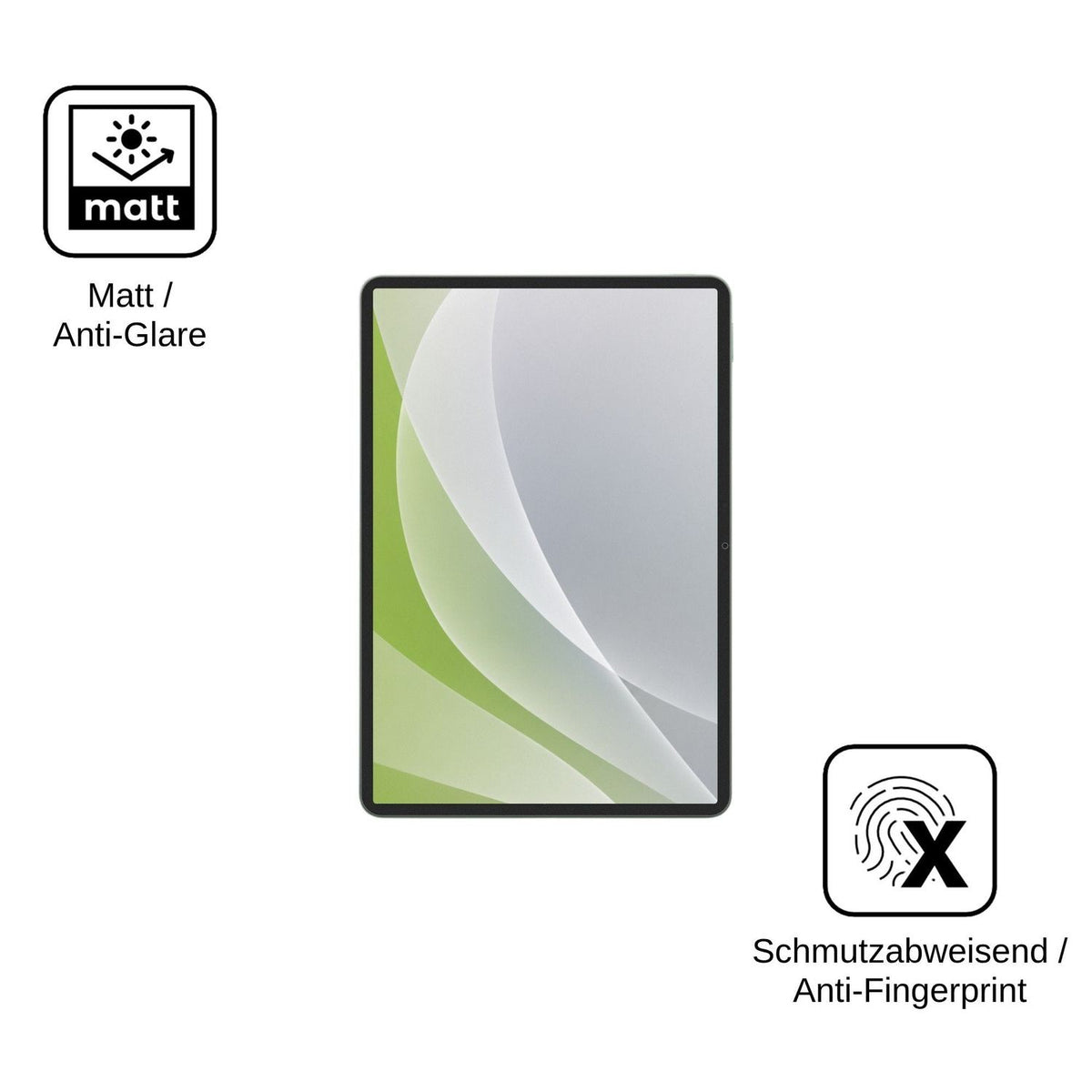 2x Schutzfolie matt für Xiaomi Pad 9 Pro Display-Schutzfolie