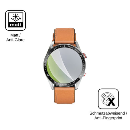 6x Schutzfolie matt für YEMASTER Smartwatch 1.28 Display-Schutzfolie