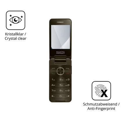 Flexible TPU-Folie passend zugeschnitten für Alcatel 2012 Chocolate, vollständige Abdeckung
