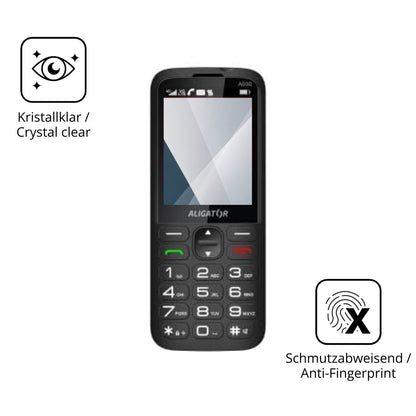 Flexible TPU-Folie passend zugeschnitten für ALIGATOR AZA930B, vollständige Abdeckung