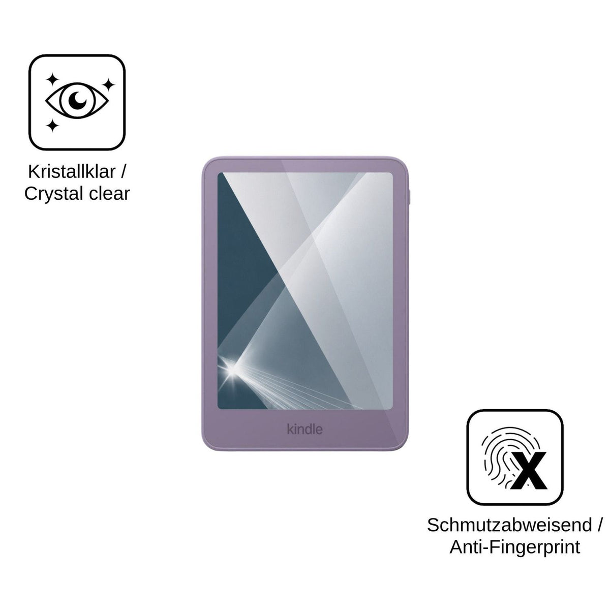 2x 9H Schutzfolie für Amazon Kindle Paperwhite 2026 Panzerfolie