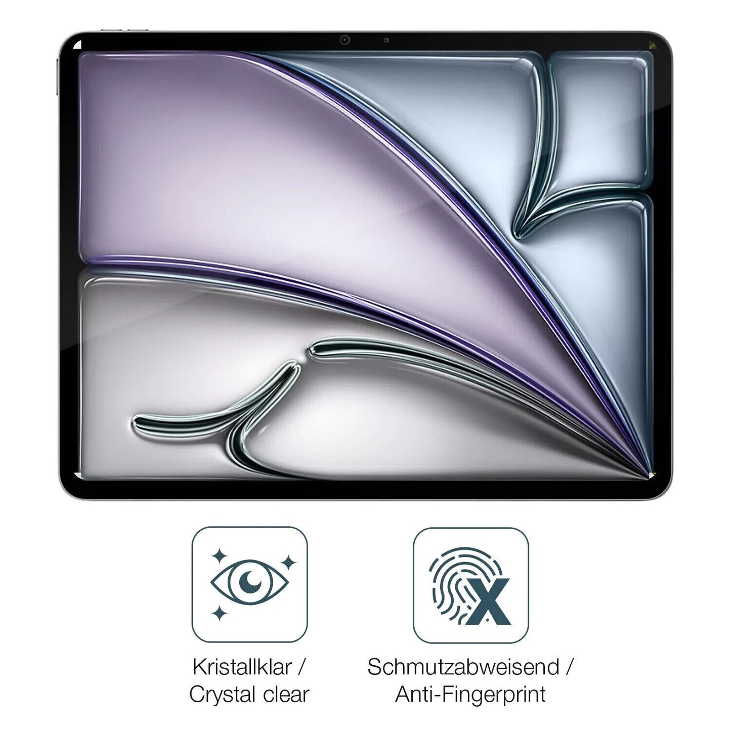 Flexible TPU-Folie passend zugeschnitten für Apple iPad Air 13 Zoll M2 2024, vollständige Abdeckung