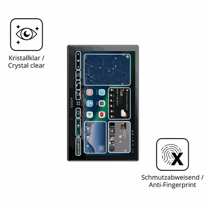 Flexible TPU-Folie passend zugeschnitten für Atoto X10 10 Zoll, vollständige Abdeckung