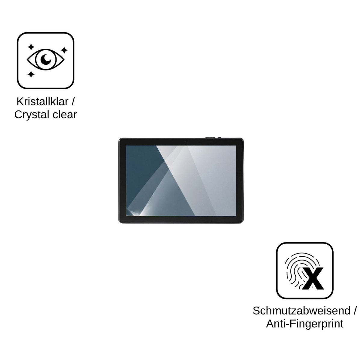 2x 9H Schutzfolie für AWOW Tablet 10.1 Panzerfolie