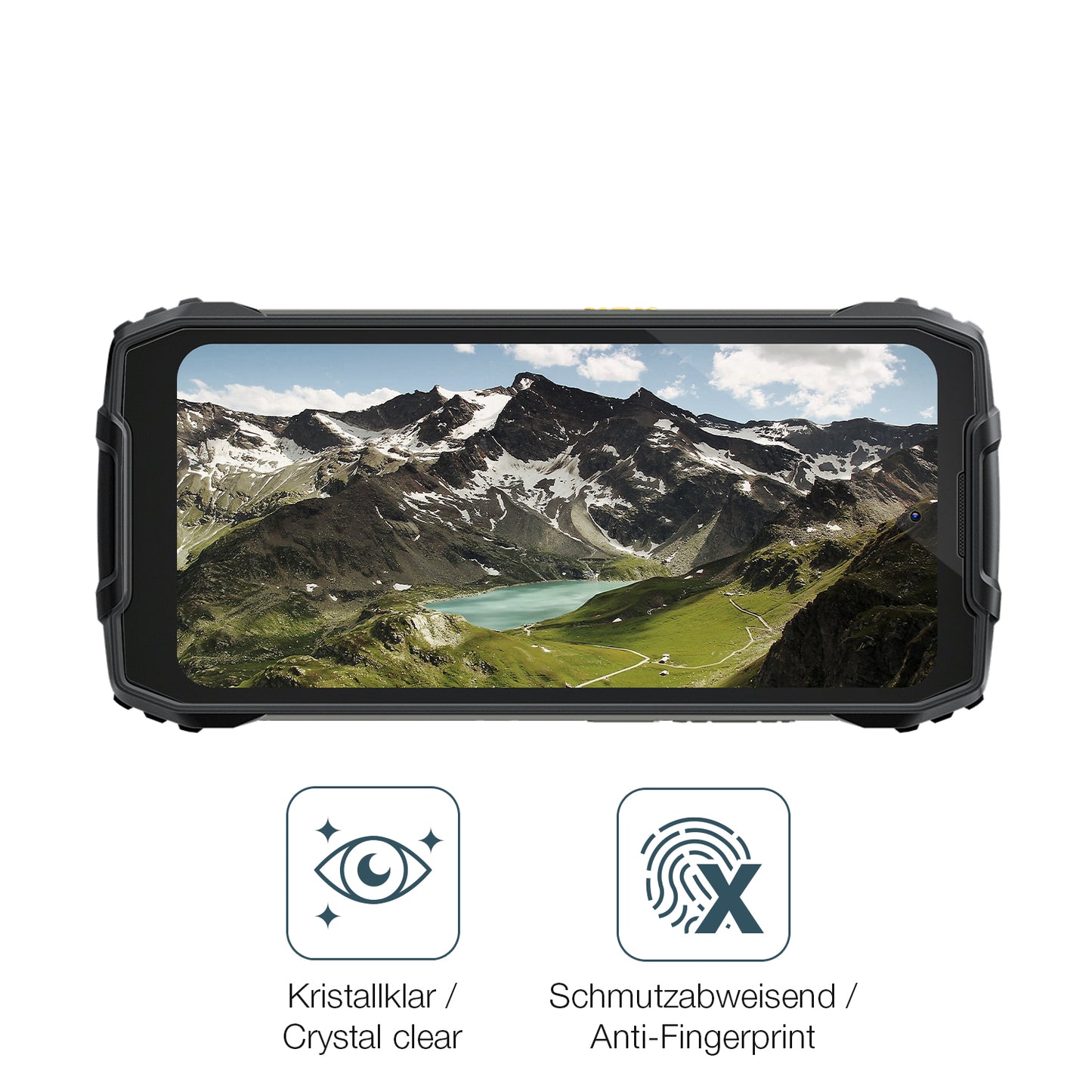 Flexible TPU-Folie passend zugeschnitten für Blackview BV7300, vollständige Abdeckung