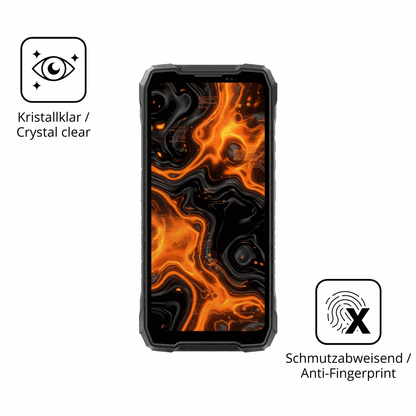 Flexible TPU-Folie passend zugeschnitten für Blackview Rock 5, vollständige Abdeckung