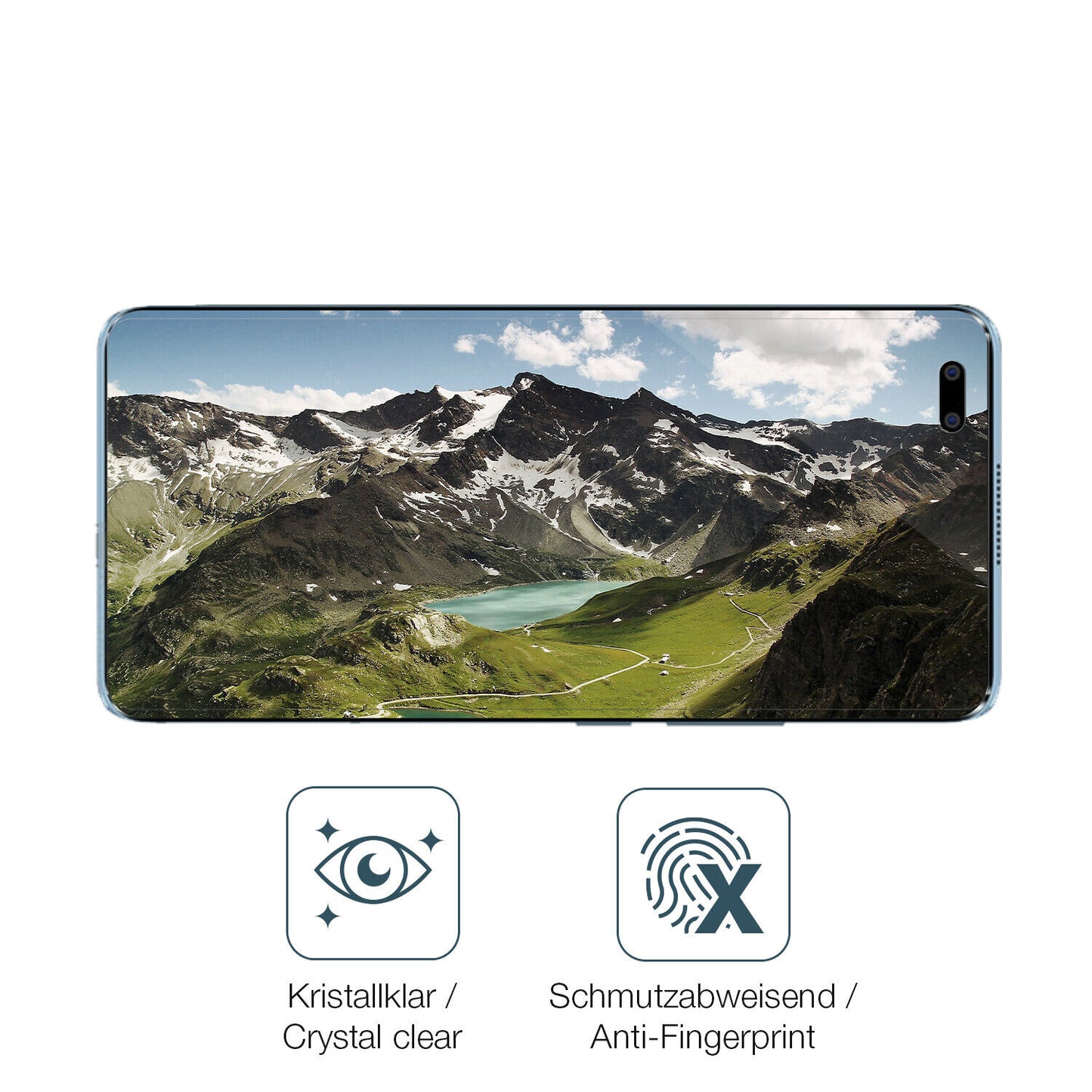 Flexible TPU-Folie passend zugeschnitten für BLU Bold N2, vollständige Abdeckung
