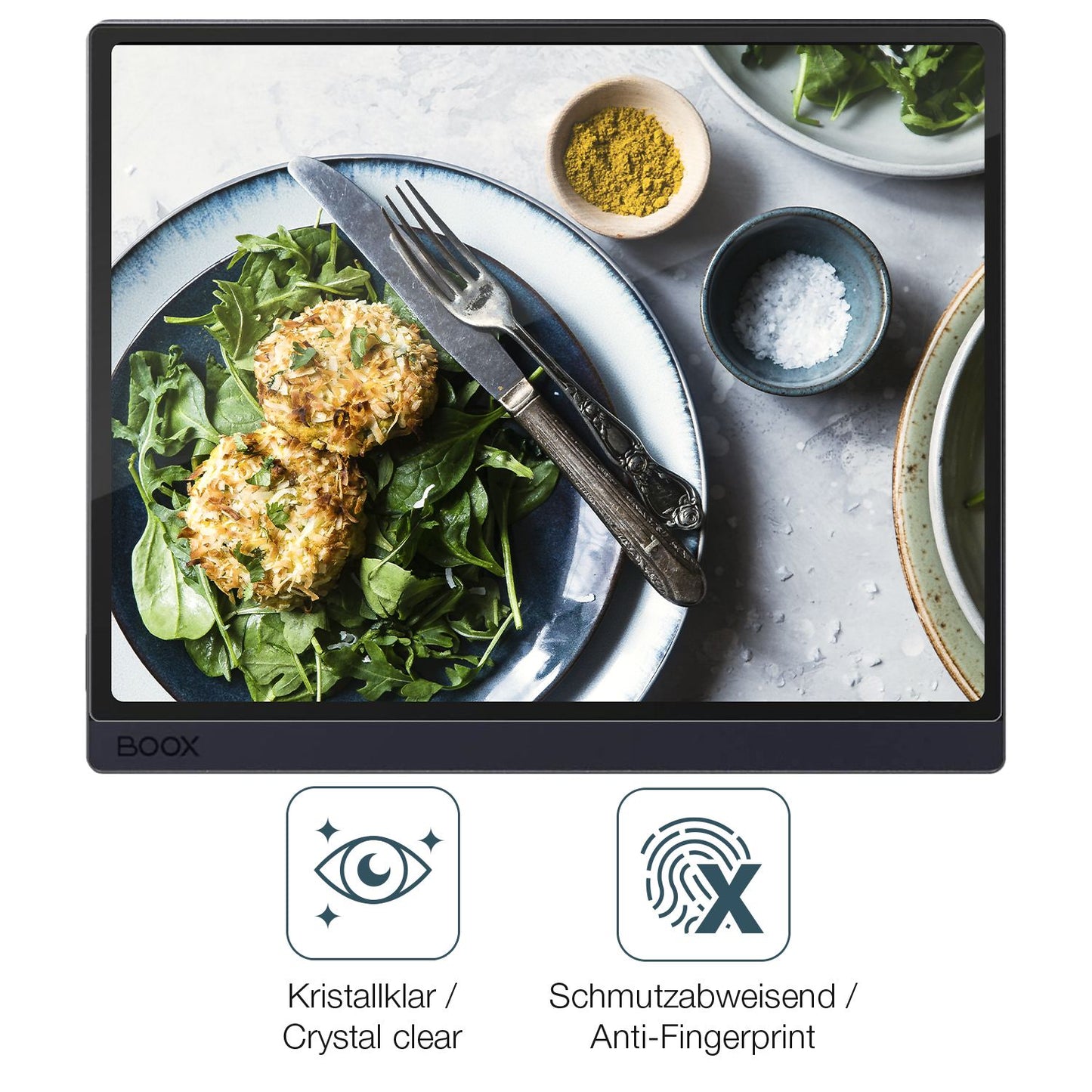 Flexible TPU-Folie passend zugeschnitten für Boox GO 10.3 ePaper, vollständige Abdeckung