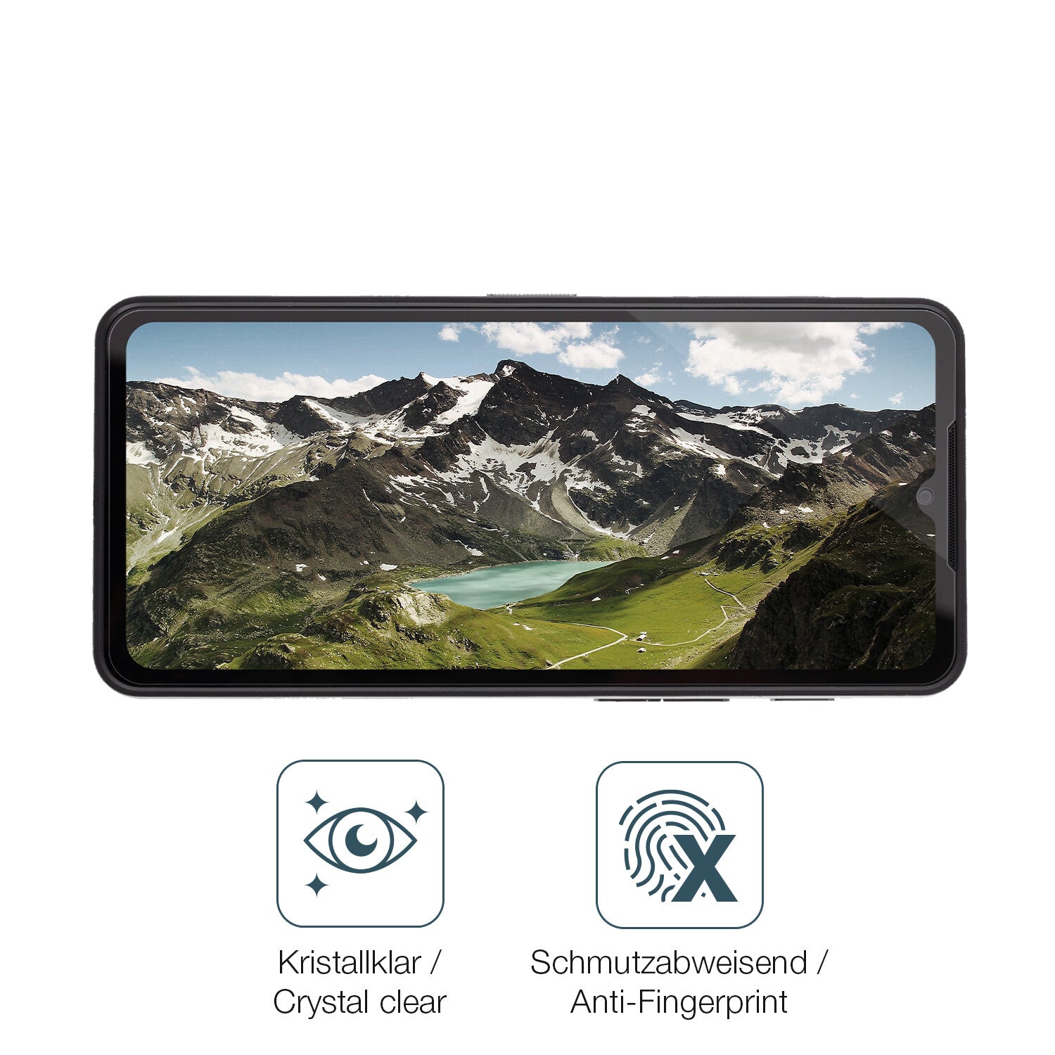 Flexible TPU-Folie passend zugeschnitten für Cat S75, vollständige Abdeckung