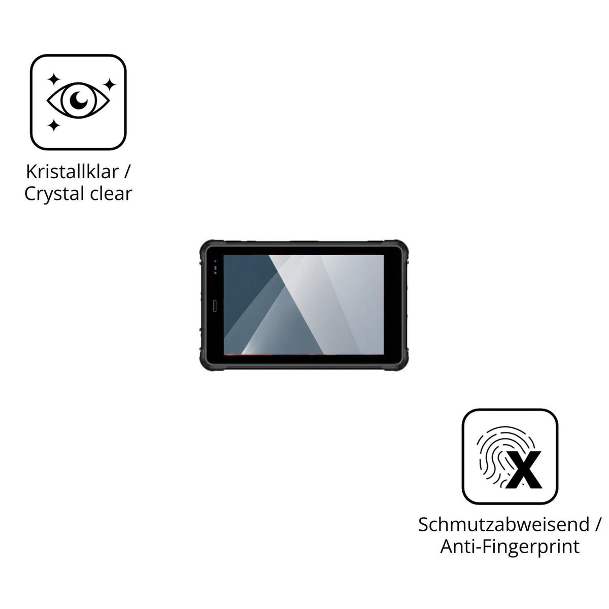 Flexible TPU-Folie passend zugeschnitten für Conker SX82, vollständige Abdeckung