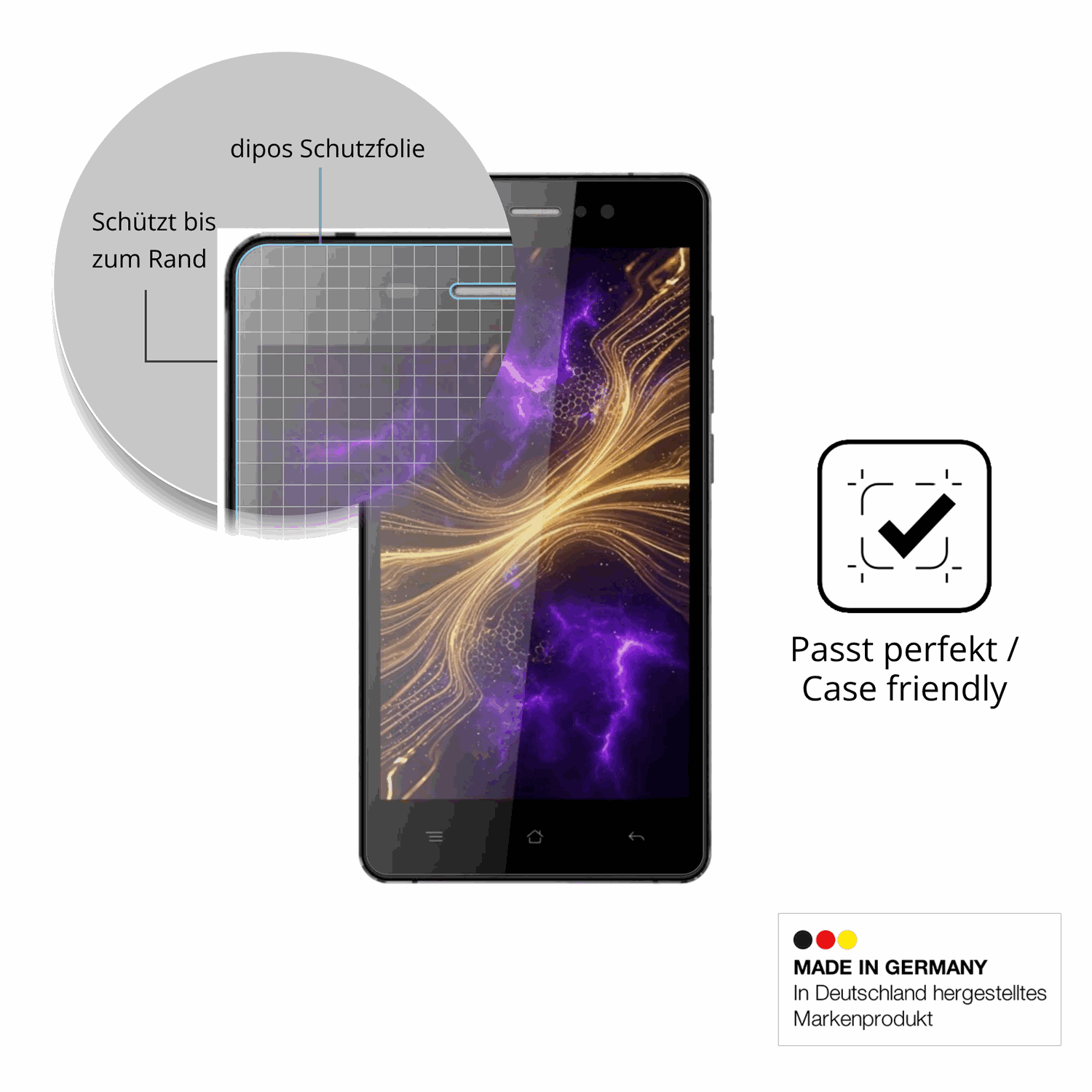 Flexible TPU-Folie passend zugeschnitten für Dghrti TAB30 10.1, vollständige Abdeckung