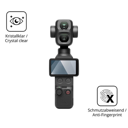 Flexible TPU-Folie passend zugeschnitten für DJI Osmo Pocket 4P, vollständige Abdeckung