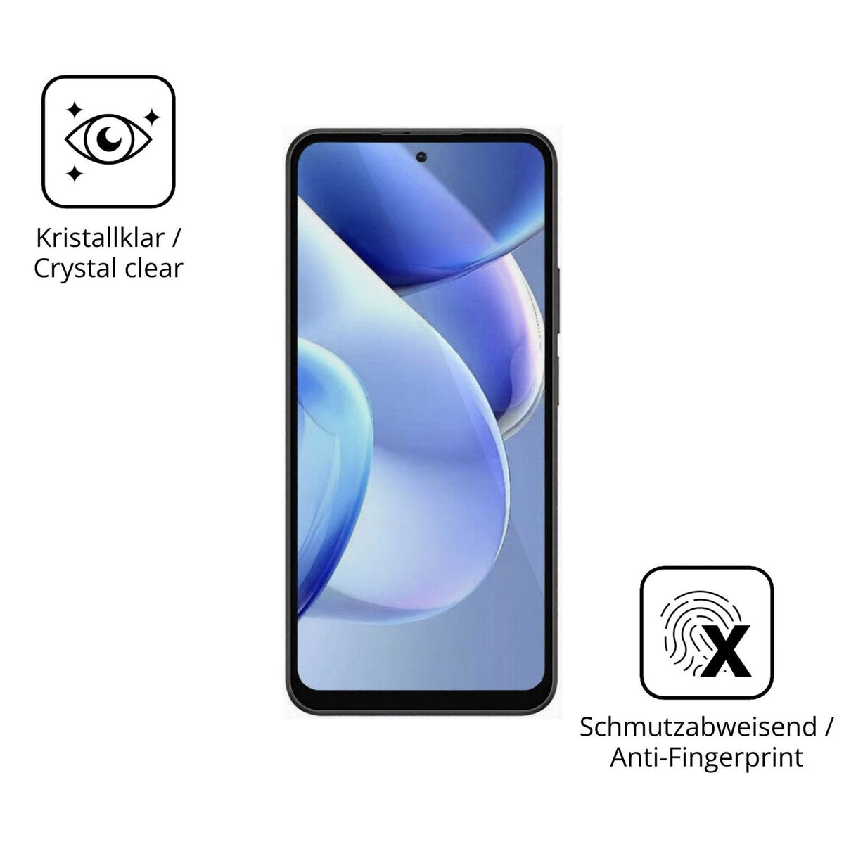 Flexible TPU-Folie passend zugeschnitten für Doogee B10 Pro, vollständige Abdeckung